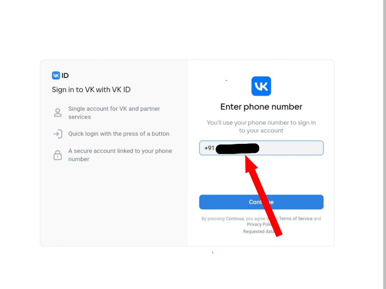 How to create vk account