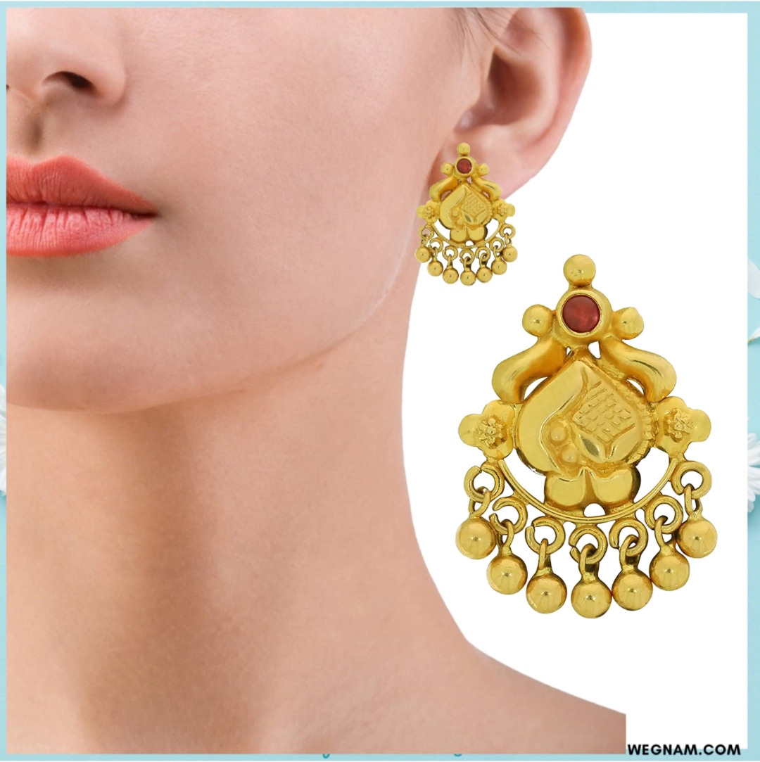 Buy ARZONAI one-piece simple personality girls earrings single short  earrings Metal Earring Set Online at Best Prices in India - JioMart.