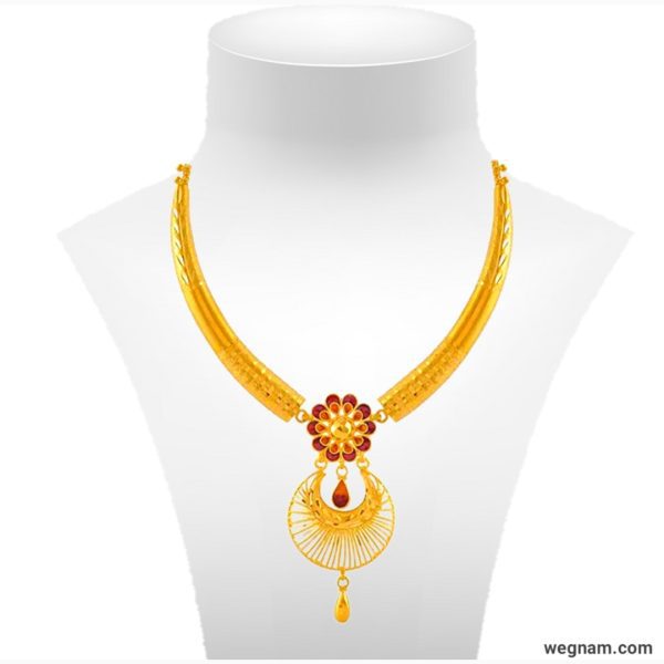 22k (916) Turkish design gold jewellery Necklace for Women.