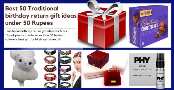 Birthday return gift items for 50 rs/