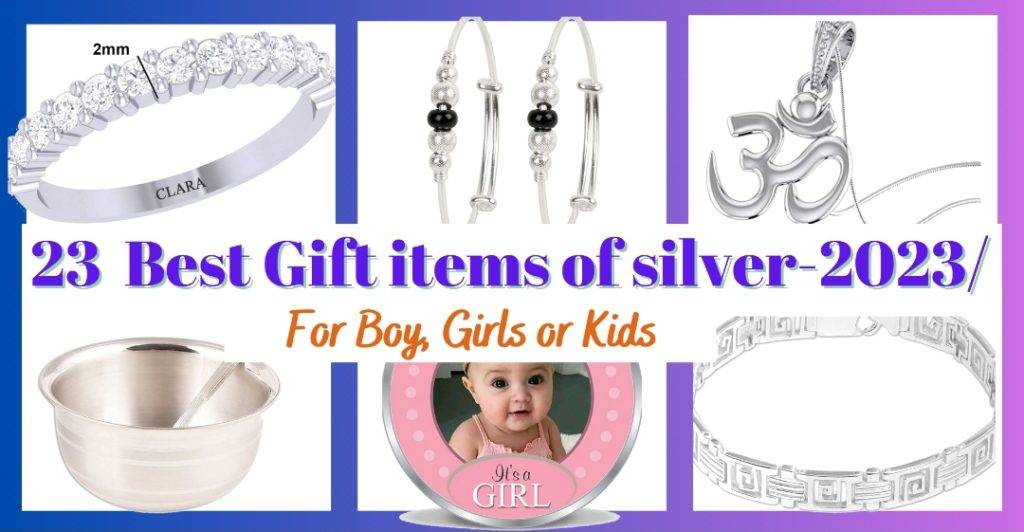 Silver items for gifting with price