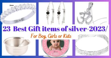 Silver items for gifting with price